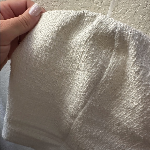 Express Metallic Tweed Corset Tube Top - Picture 6 of 7